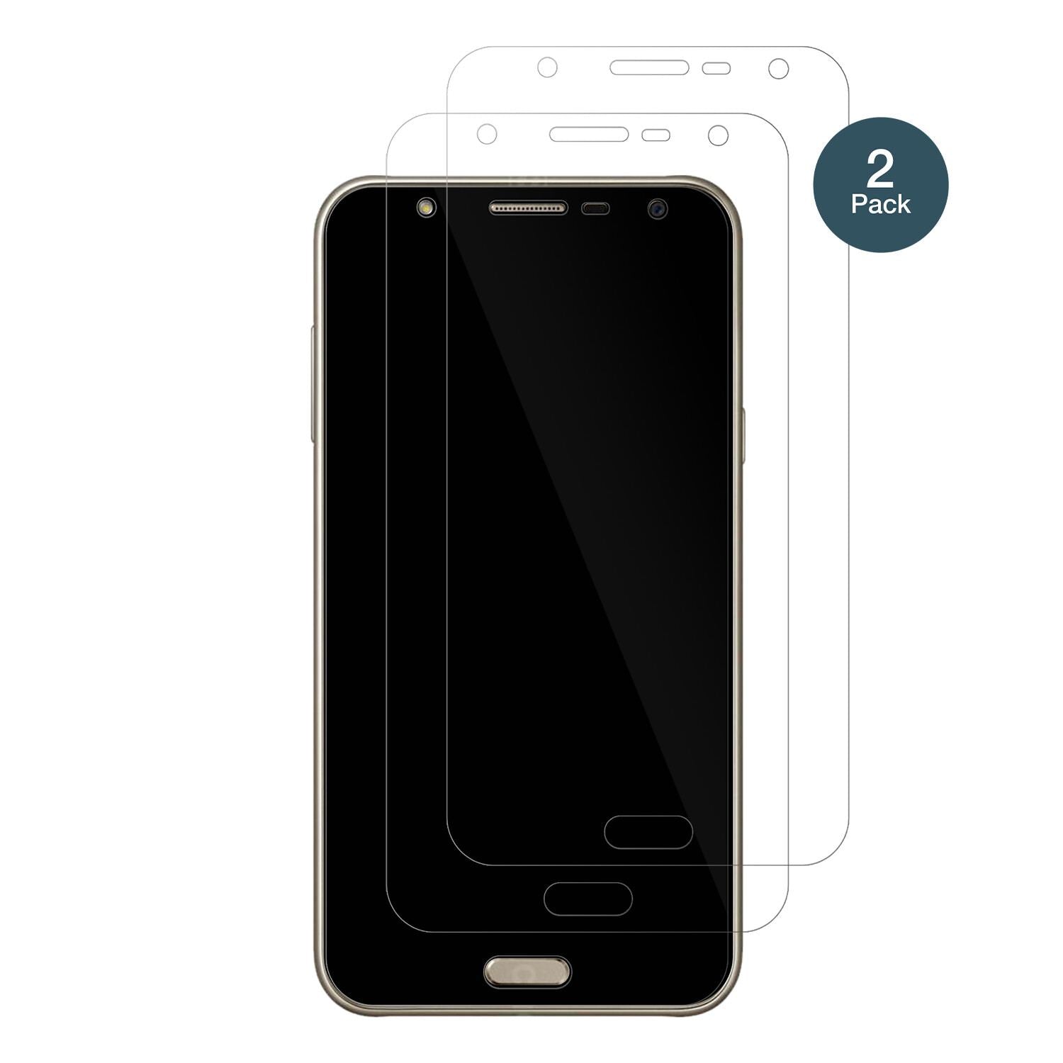 2x 9H Schutzfolie für Samsung Galaxy J7 Neo Panzer (2)