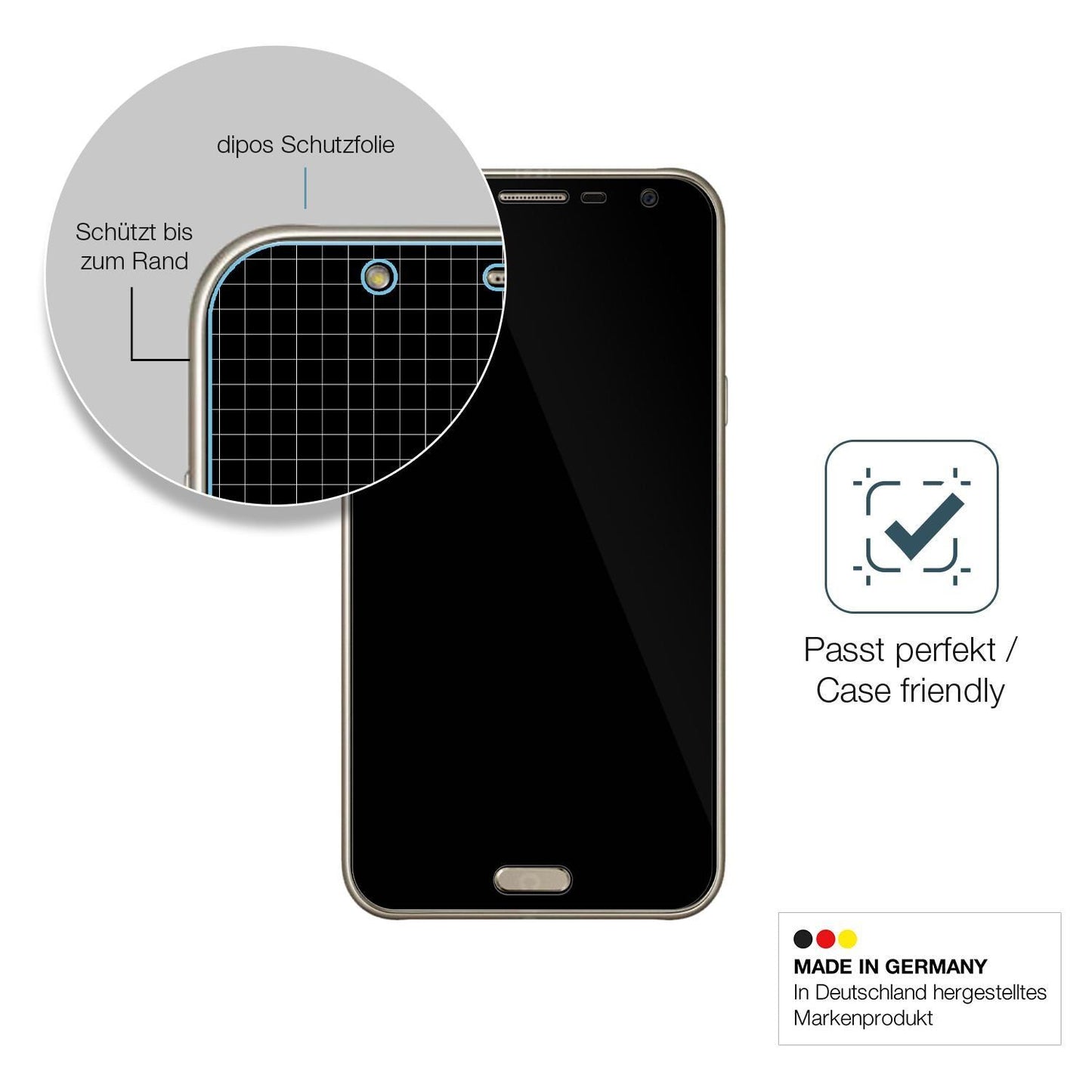 2x 9H Schutzfolie für Samsung Galaxy J7 Neo Panzer (6)