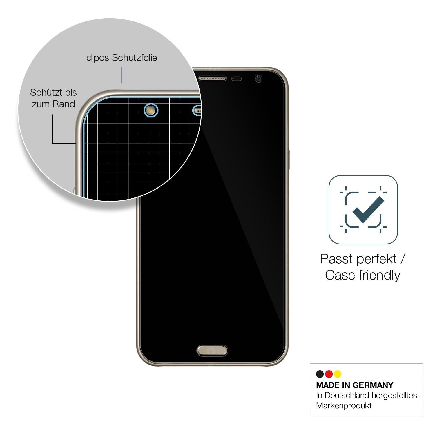 2x 9H Schutzfolie für Samsung Galaxy J7 Neo Panzer (6)