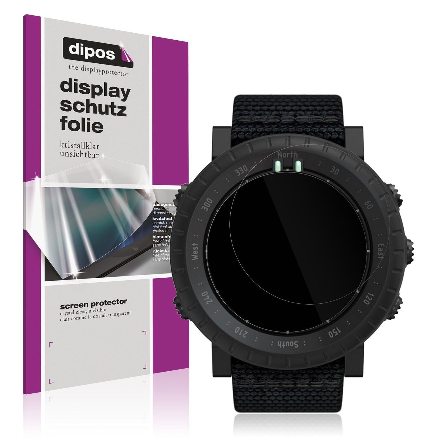 6x Schutzfolie klar für Suunto Core Alpha Display- (1)