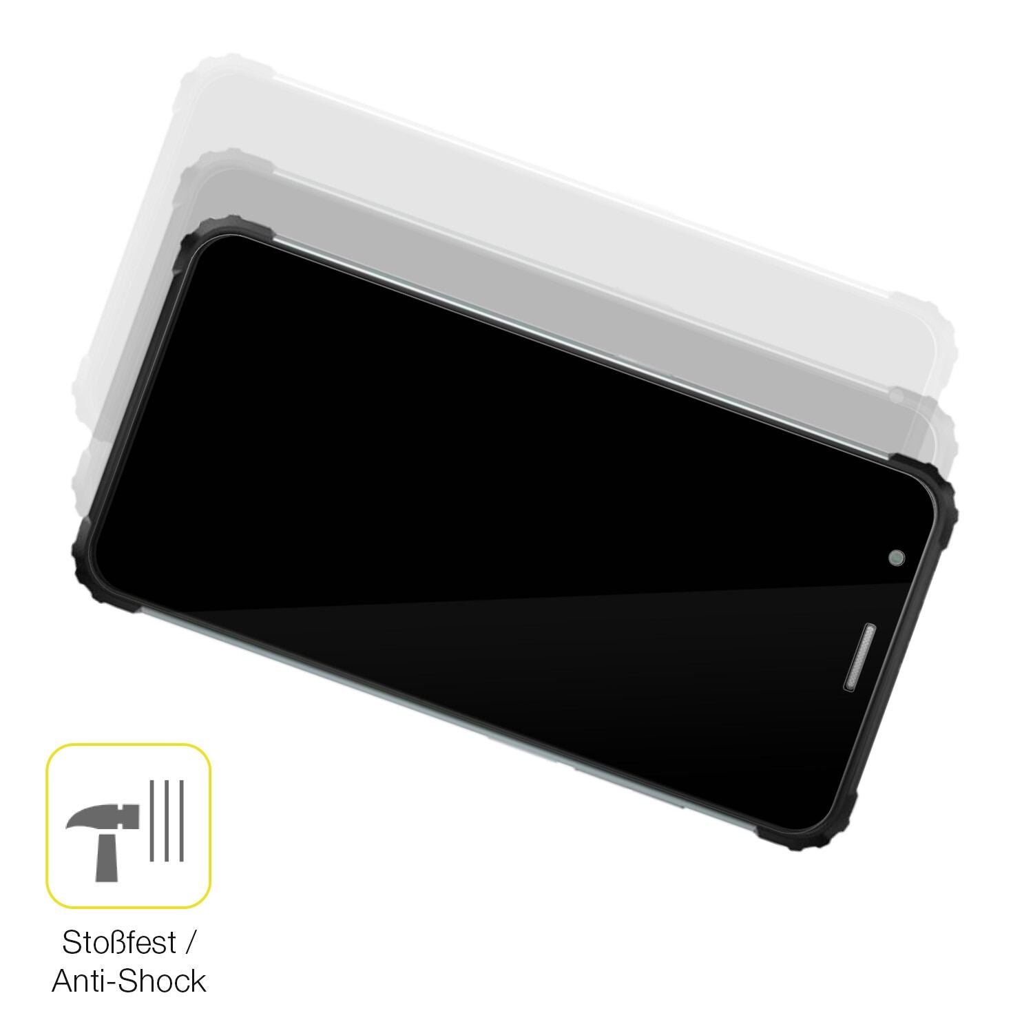 2x 3D Full Cover Schutzfolie für Blackview BV6600E (4)