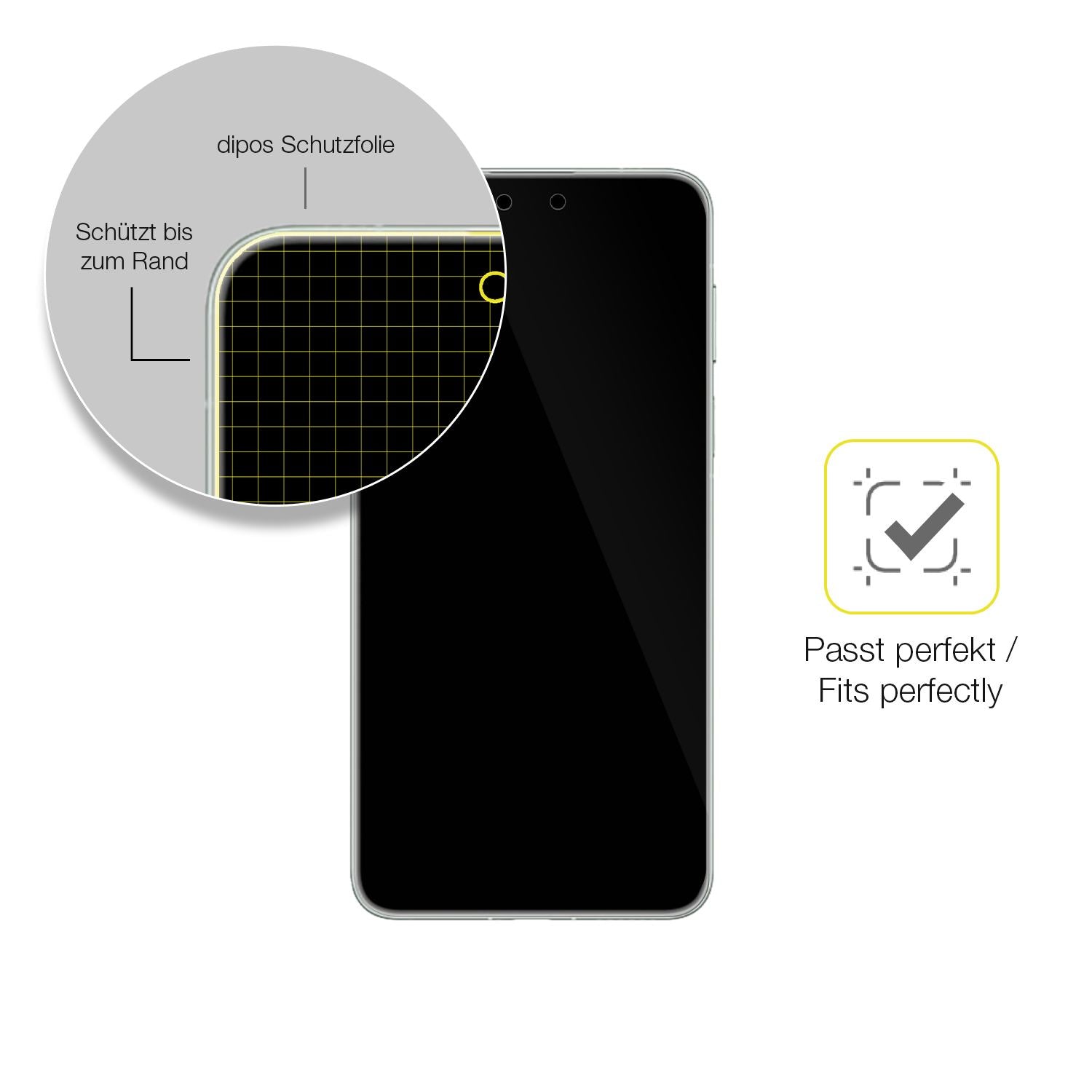 2x 3D Full Cover Schutzfolie für Huawei Mate 70 (6)