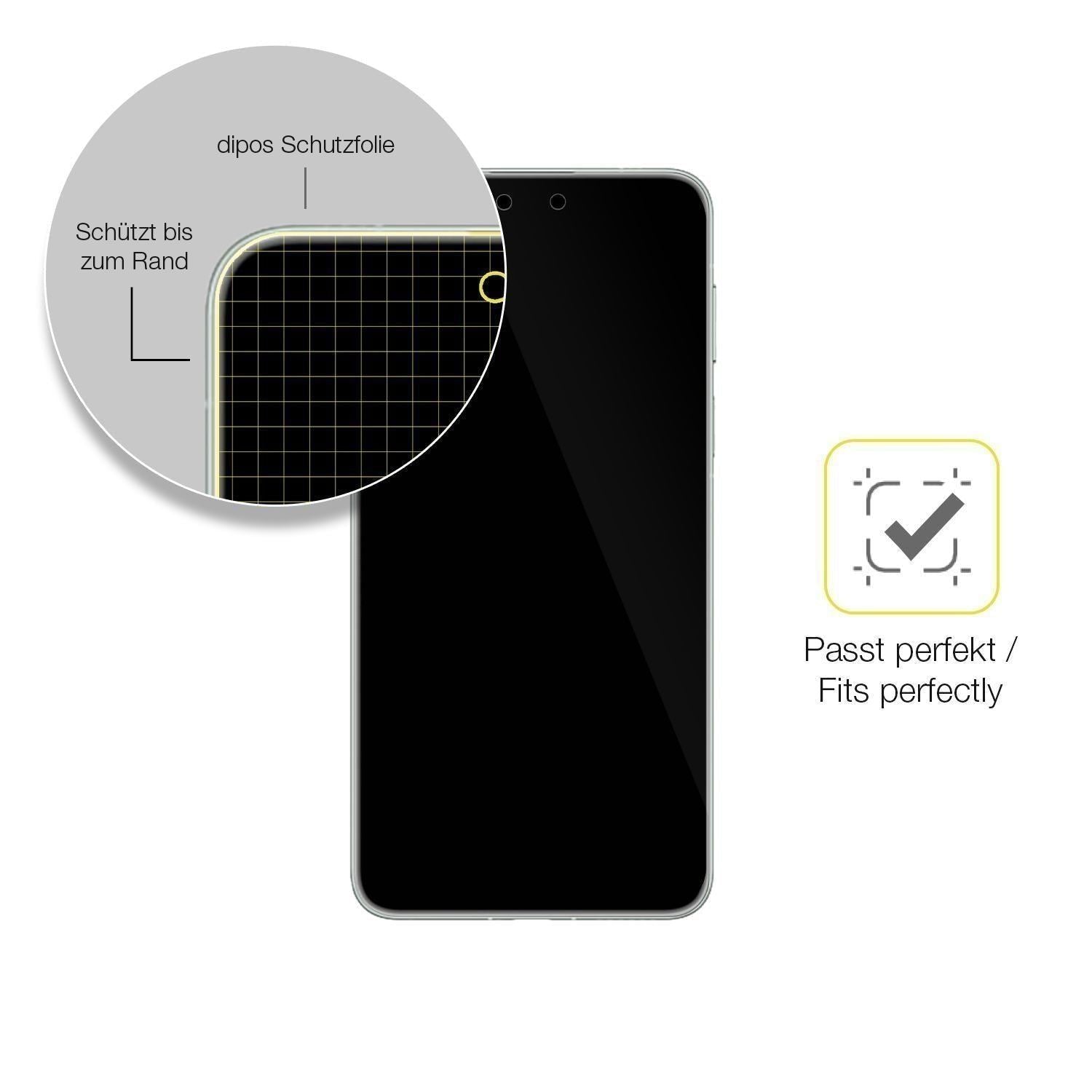 2x 3D Full Cover Schutzfolie für Huawei Mate 70 Pr (6)