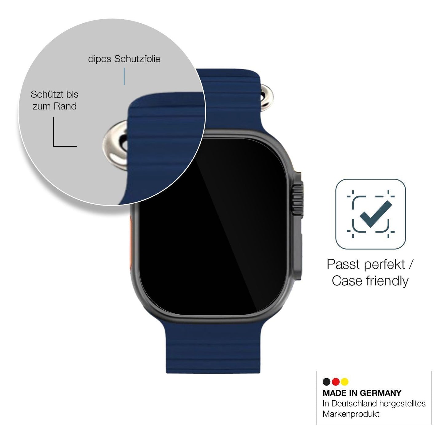 2x 9H Schutzfolie für Kiano Watch Solid Panzerfoli (6)