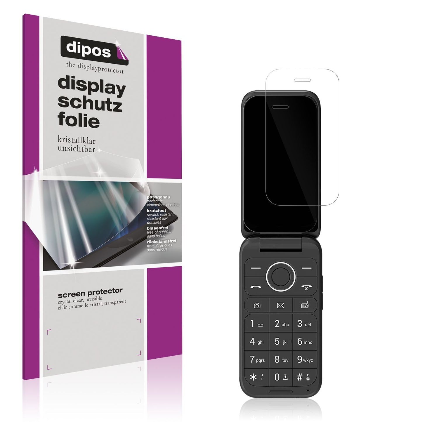 4x Schutzfolie klar für SPC Wild 4G Display-Schutz (1)