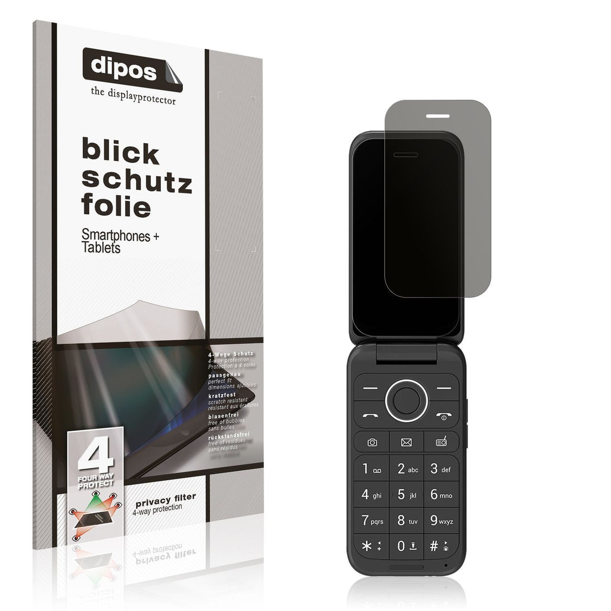Blickschutzfolie für SPC Wild 4G matt Schutzfolie  (1)