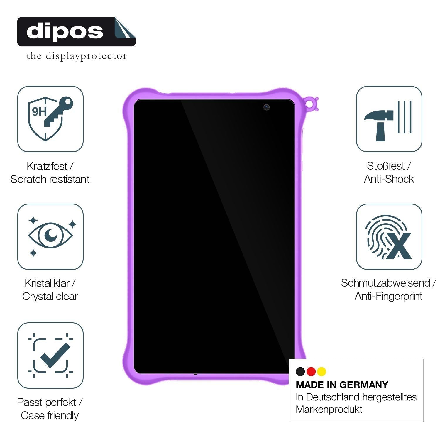 2x 9H Schutzfolie für Blackview Tab 50 Kids 8 Zoll (7)