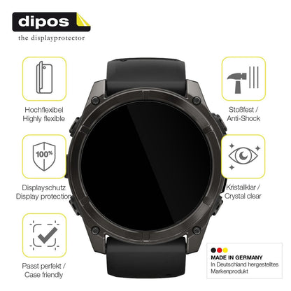 2x 3D Full Cover Schutzfolie für Garmin Fenix 8 47 (7)