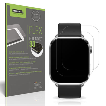 2x Full Cover Schutzfolie matt für Ice-Watch Smart (1)