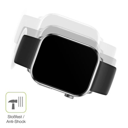 2x Full Cover Schutzfolie matt für Ice-Watch Smart (4)