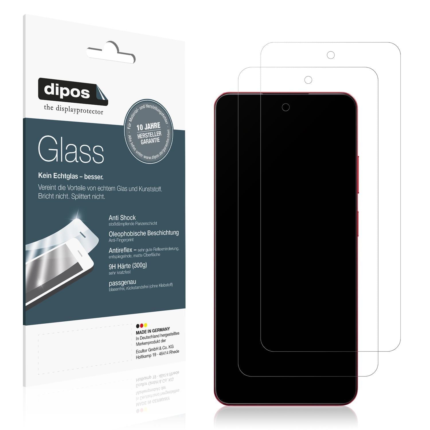 2x 9H Schutzfolie matt für Realme V60 Pro Panzerfo (1)