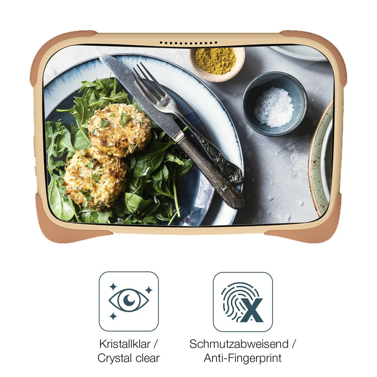 2x Schutzfolie klar für Mediacom Smart Kid 10 Disp (4)