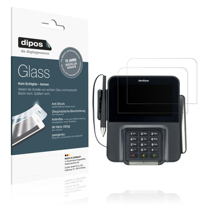 2x 9H Schutzfolie matt für Verifone M400 Panzerfol (1)
