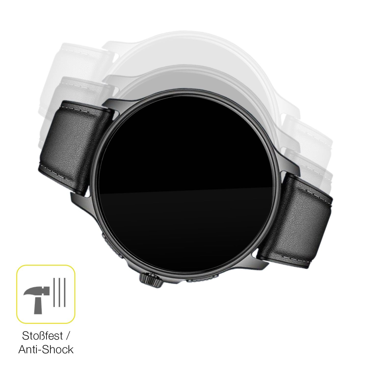 2x 3D Full Cover Schutzfolie für Smartwatch 28.5mm (4)
