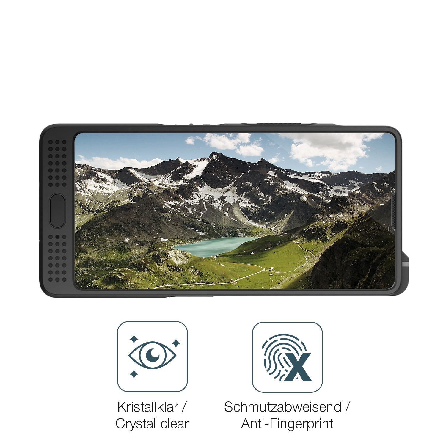 4x Schutzfolie klar für Sonim XP10 Display-Schutzf (4)