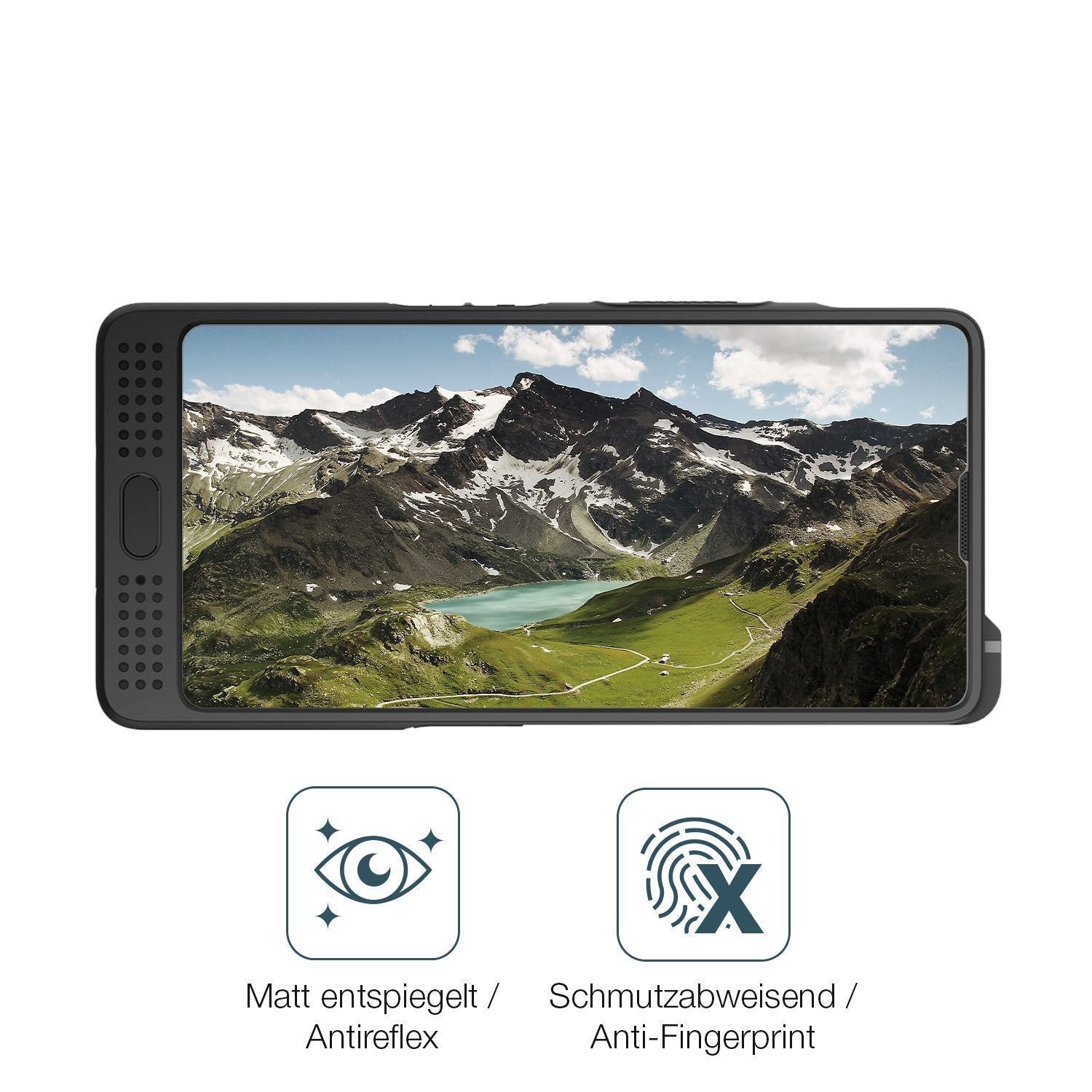 4x Schutzfolie matt für Sonim XP10 Display-Schutzf (4)