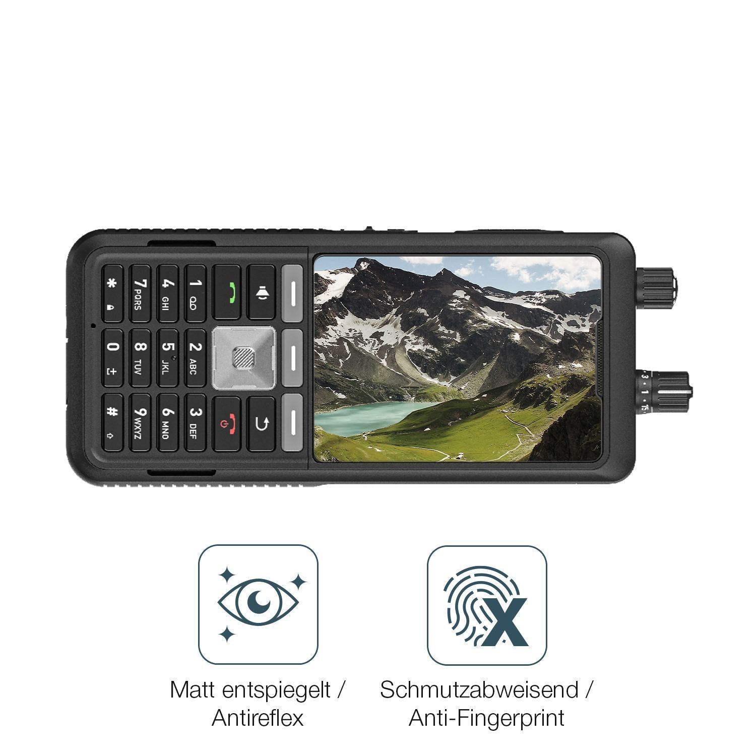 4x Schutzfolie matt für Sonim XP5 Plus Display-Sch (4)