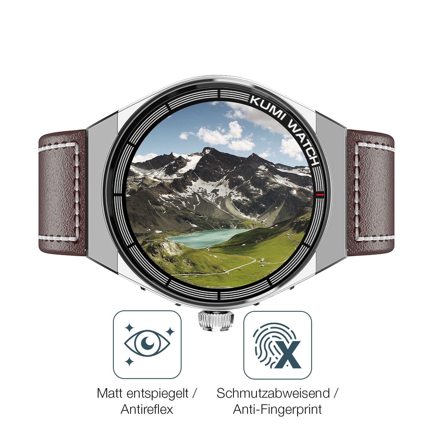 2x 9H Schutzfolie matt für Kumi GT5 Max Panzerfoli (5)