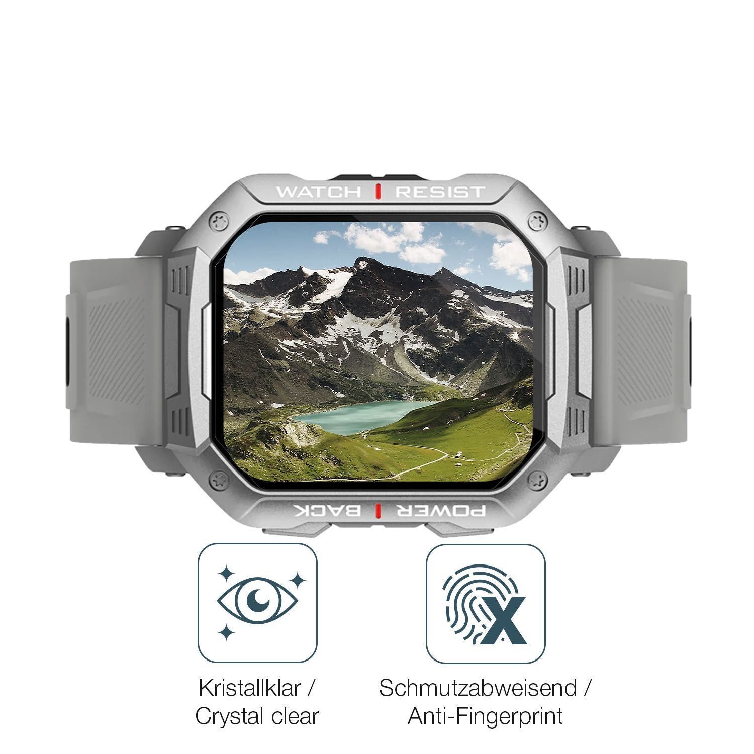 6x Schutzfolie klar für Kumi U3 Pro Display-Schutz (4)
