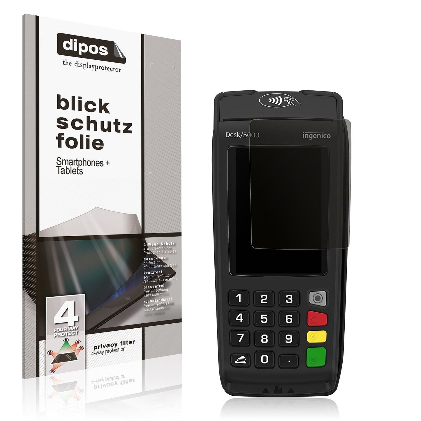 Blickschutzfolie für Ingenico Desk 5000 matt Schut (1)