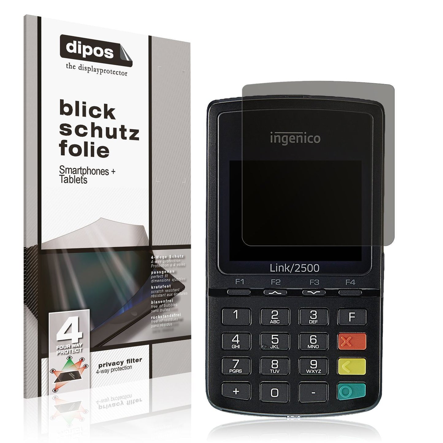 Blickschutzfolie für Ingenico Link 2500 matt Schut (1)
