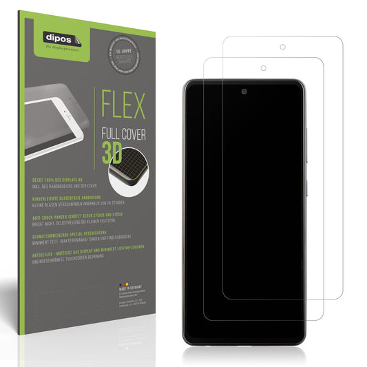 2x Full Cover Schutzfolie matt für Samsung Galaxy  (1)
