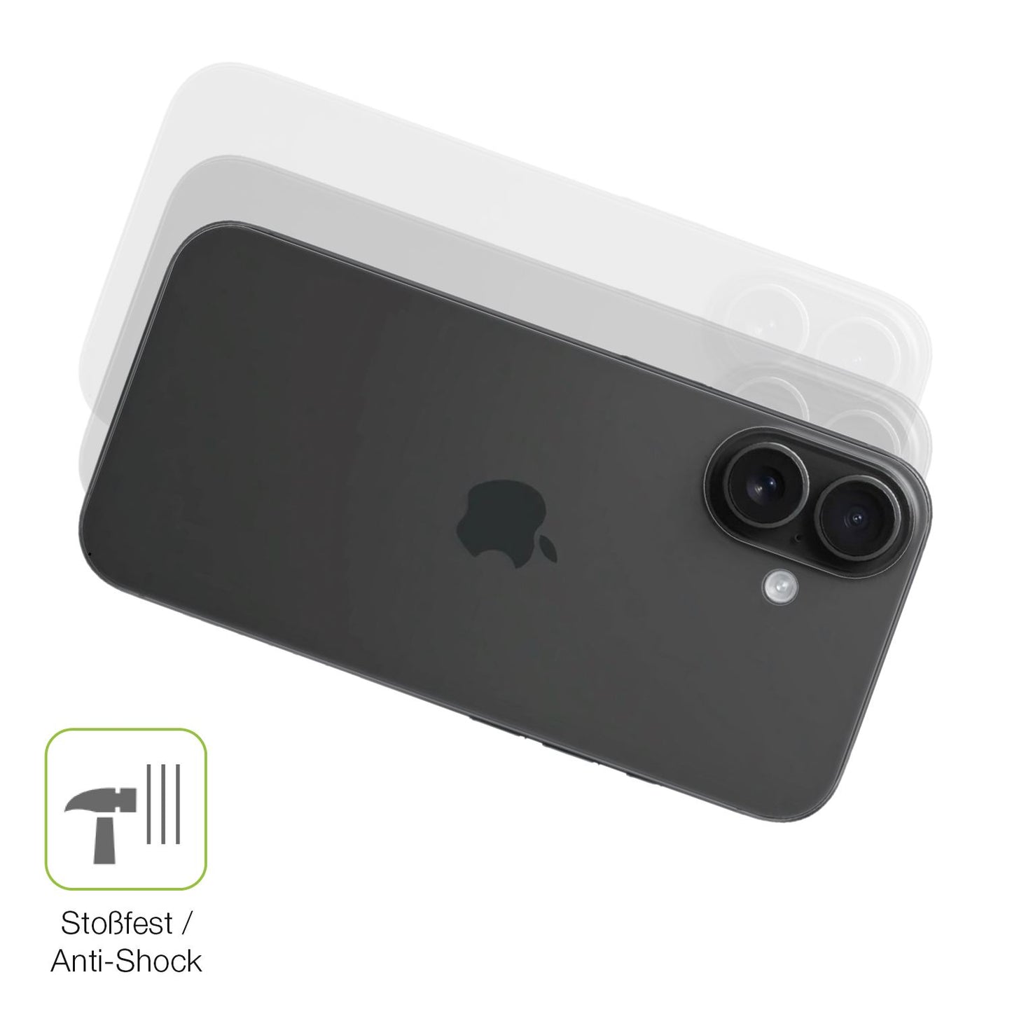 2x Full Cover Schutzfolie matt für Apple iPhone 16 (4)
