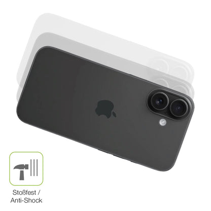2x Full Cover Schutzfolie matt für Apple iPhone 16 (4)
