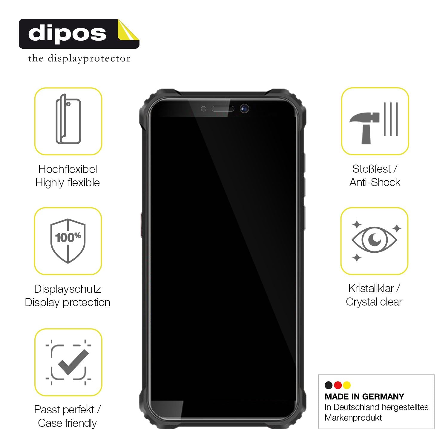 2x 3D Full Cover Schutzfolie für Oukitel WP5 (7)