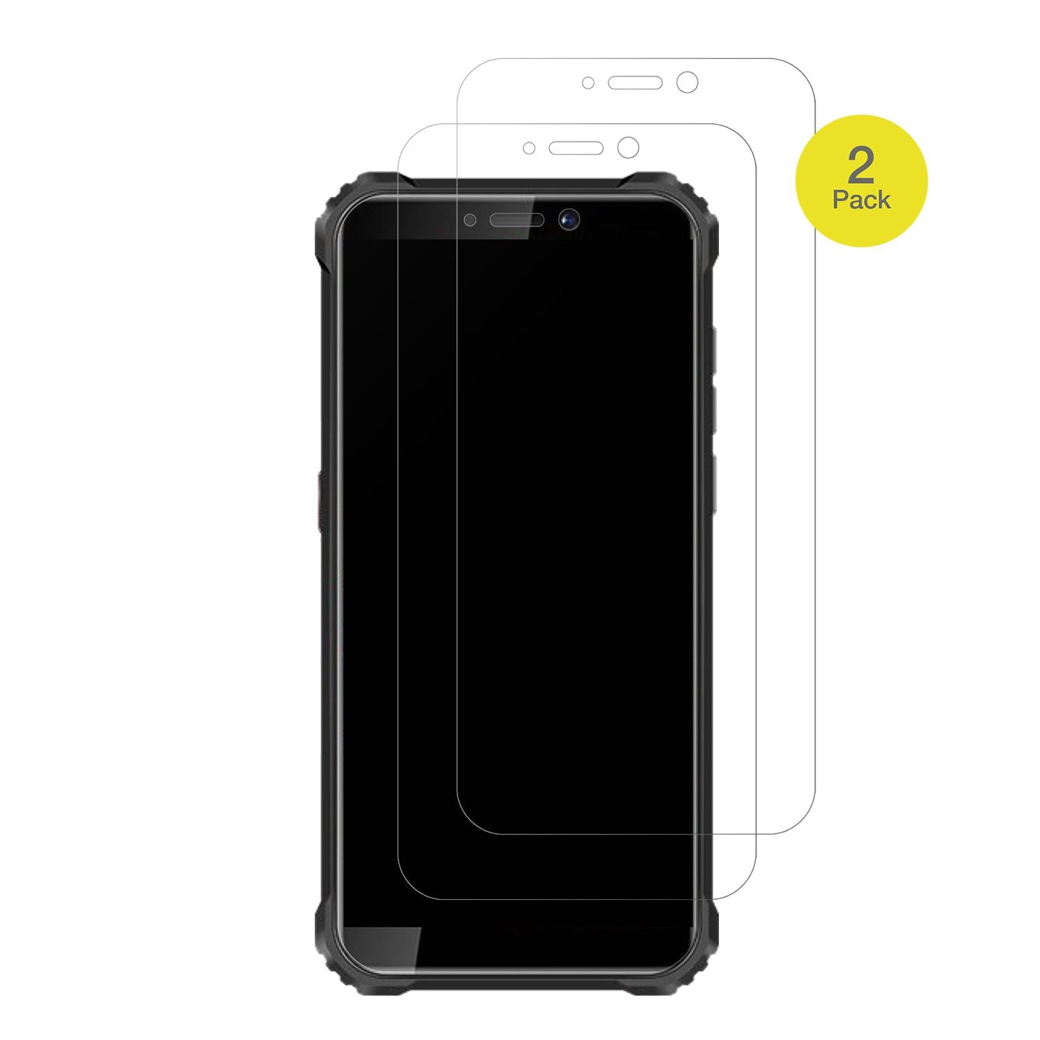 2x Full Cover Schutzfolie matt für Oukitel WP5 (2)