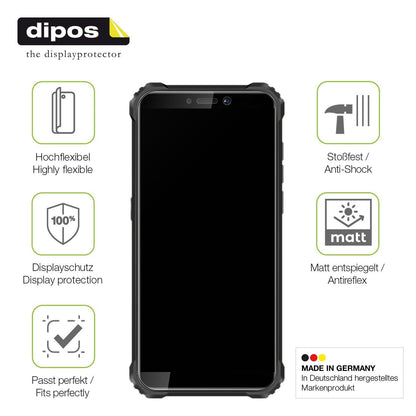 2x Full Cover Schutzfolie matt für Oukitel WP5 (7)