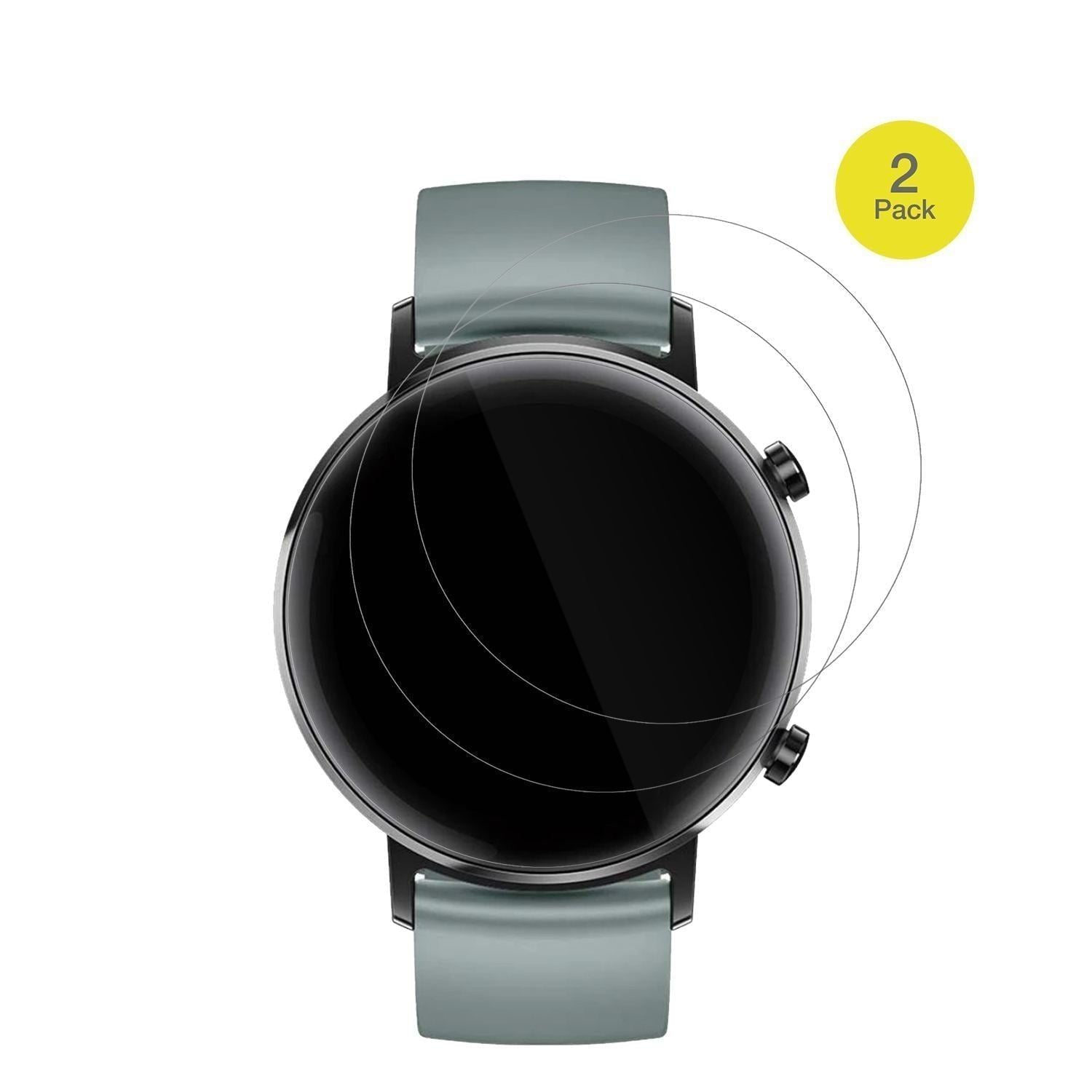 2x 3D Full Cover Schutzfolie für Huawei Watch GT 2 (2)