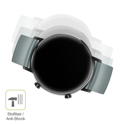 2x Full Cover Schutzfolie matt für Huawei Watch GT (4)