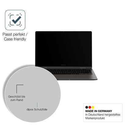 2x 9H Schutzfolie matt für Samsung Galaxy Book 3 3 (6)