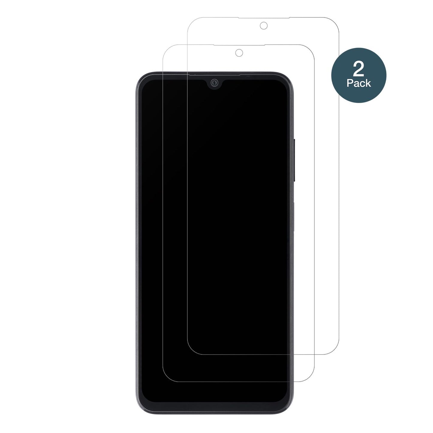 2x 9H Schutzfolie matt für Samsung Galaxy A05s Pan (2)