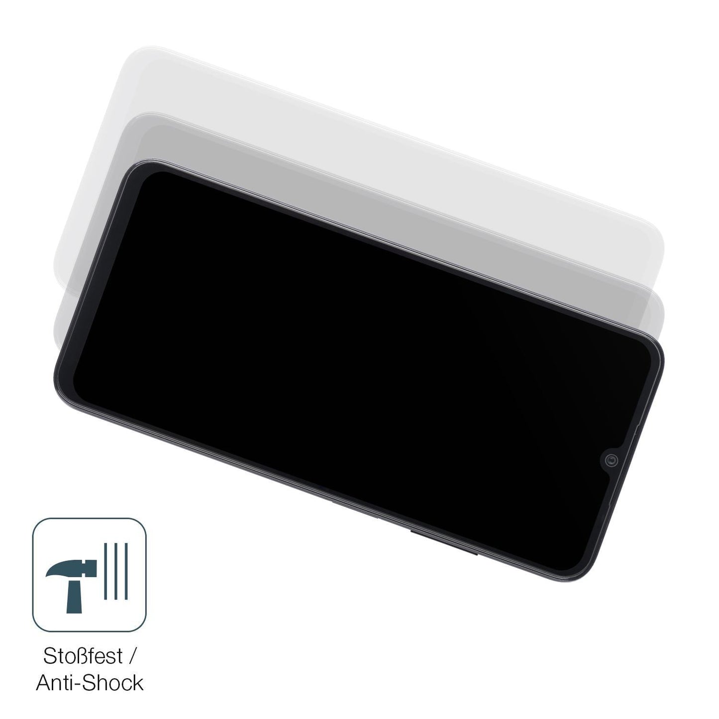 2x 9H Schutzfolie matt für Samsung Galaxy A05s Pan (4)