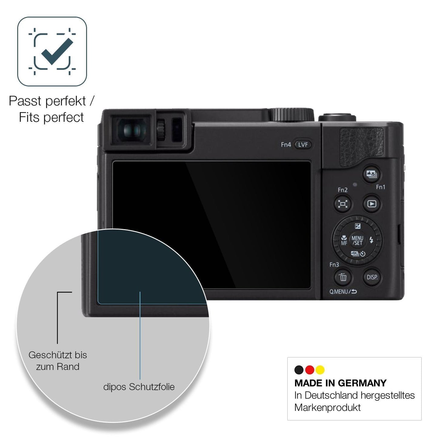 2x 9H Schutzfolie für Canon EOS R100 Panzerfolie (6)