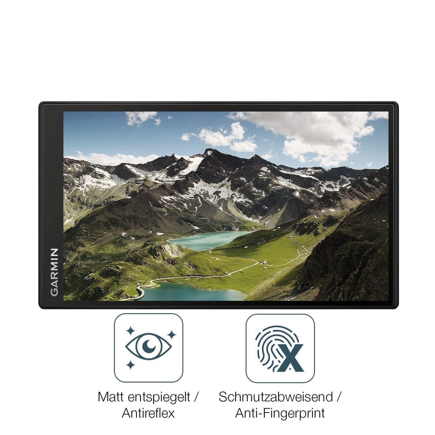 4x Schutzfolie matt für Garmin DriveSmart 76 Displ (4)