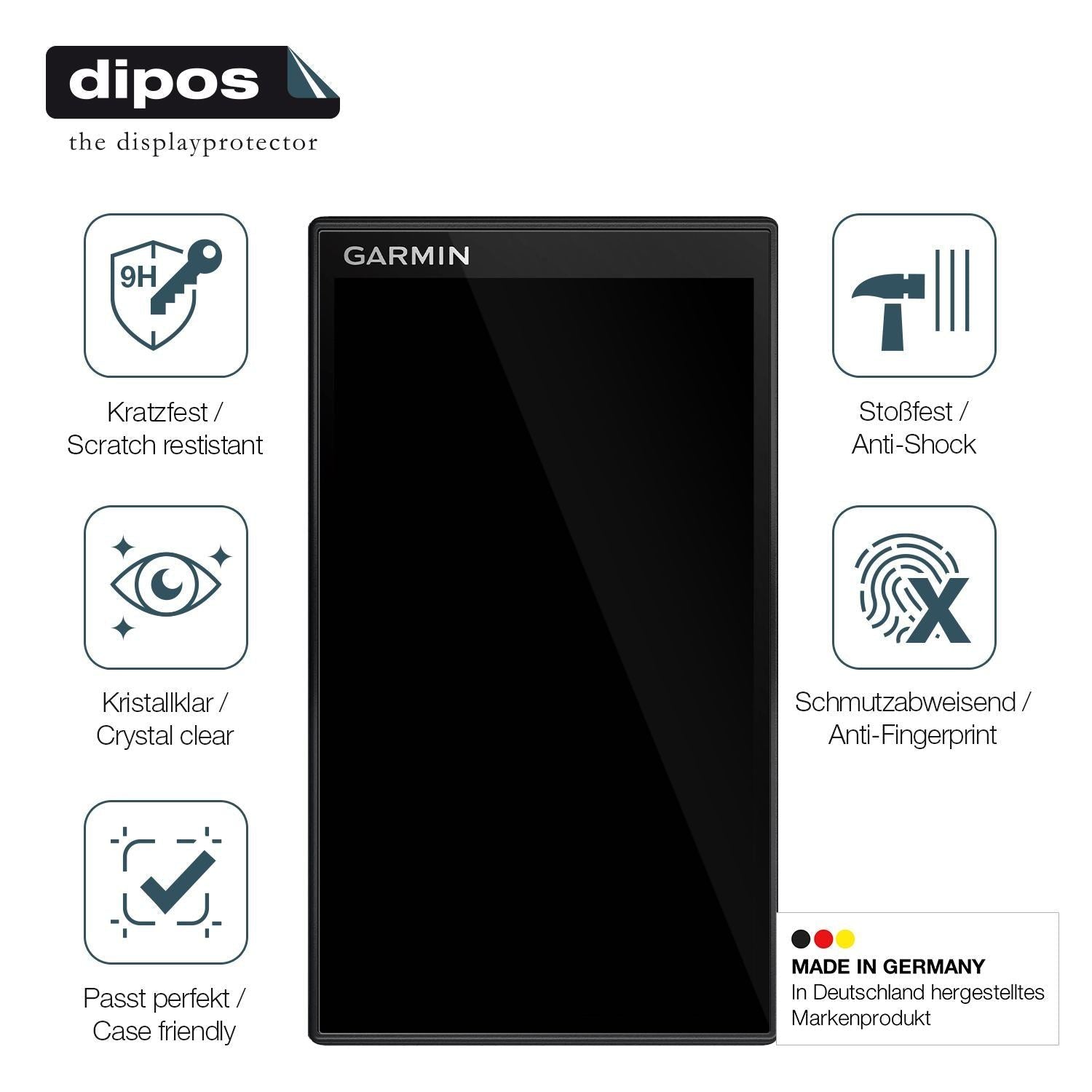 2x 9H Schutzfolie für Garmin DriveSmart 66 Panzerf (7)