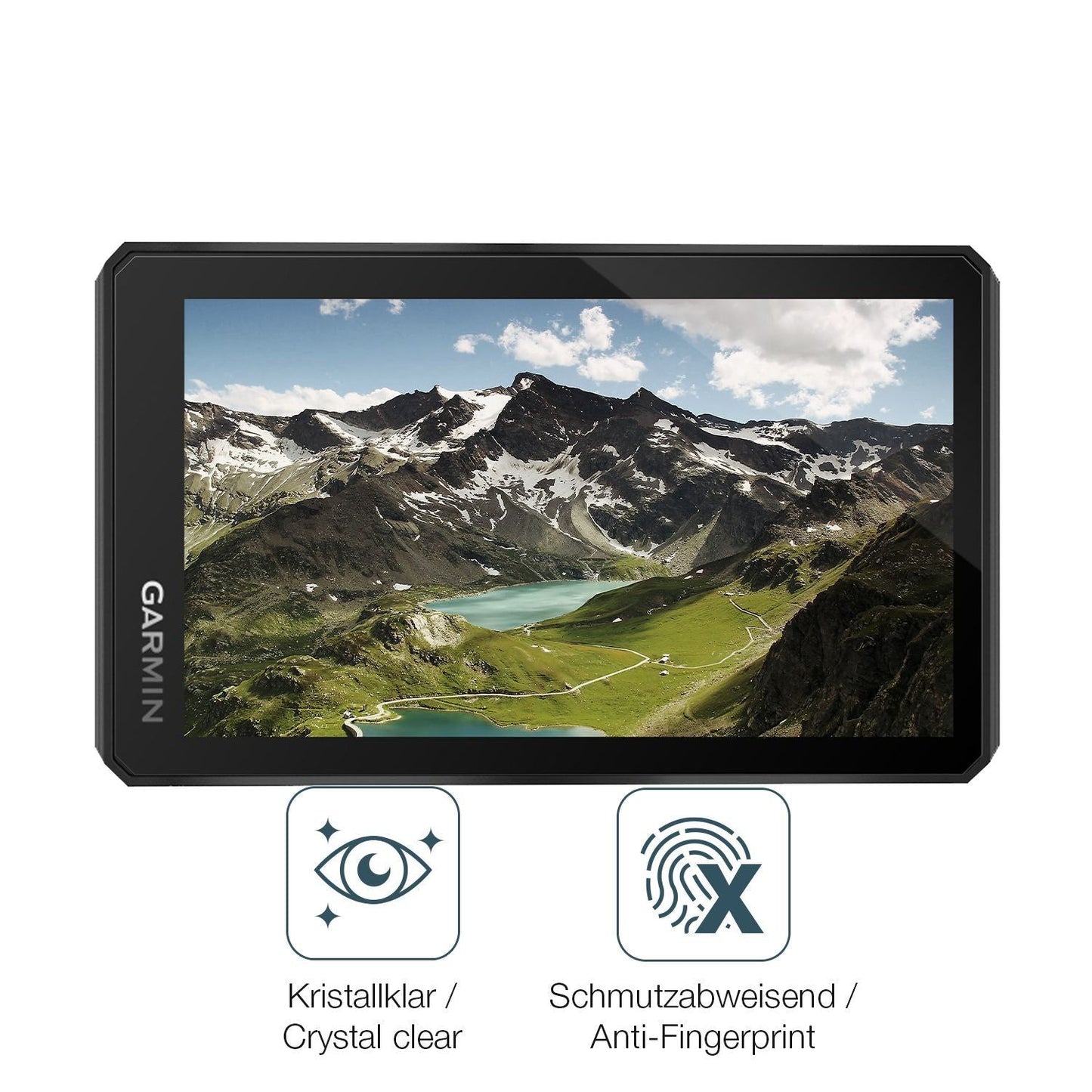 4x Schutzfolie klar für Garmin zumo XT Display-Sch (4)