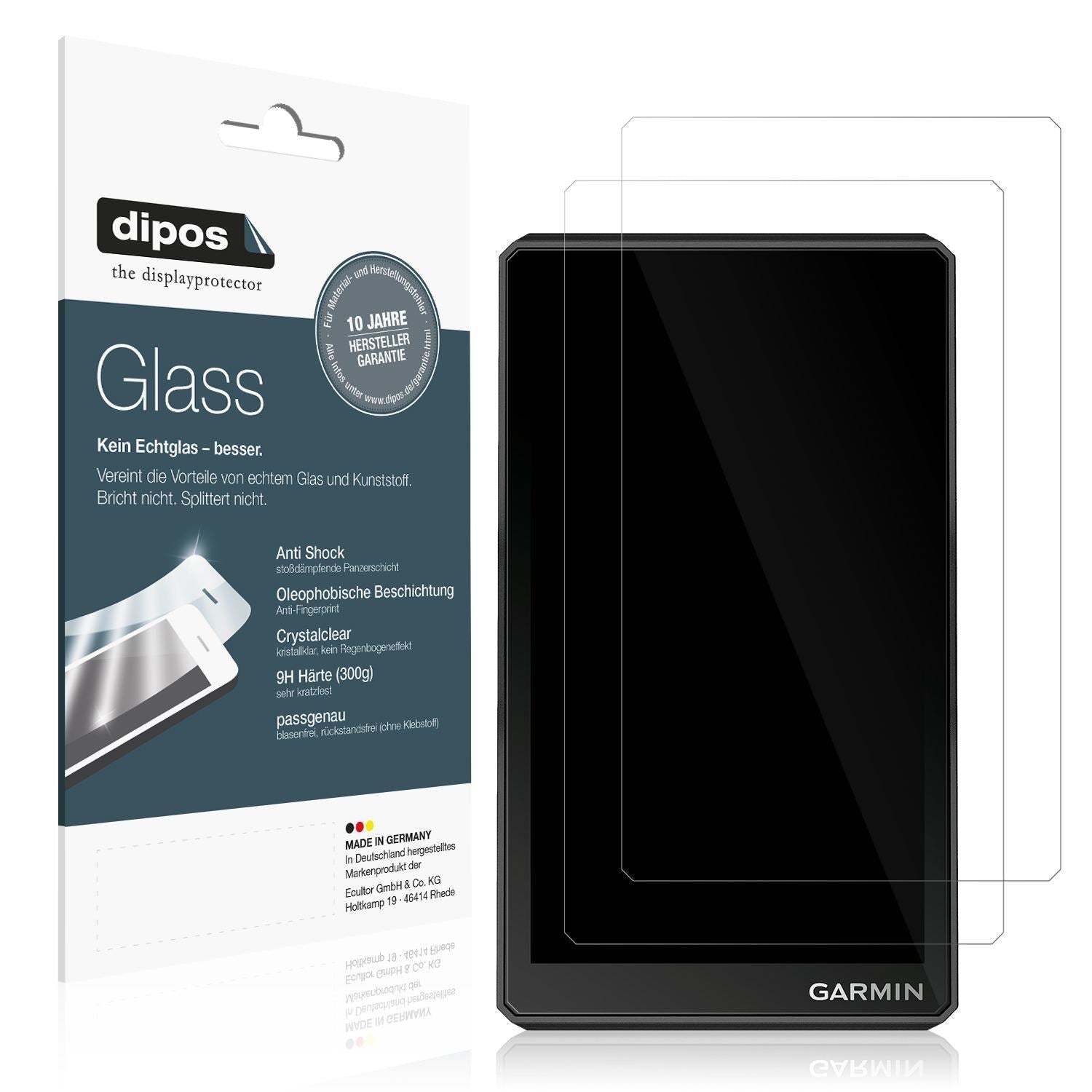 2x 9H Schutzfolie für Garmin zumo XT2 Panzerfolie (1)