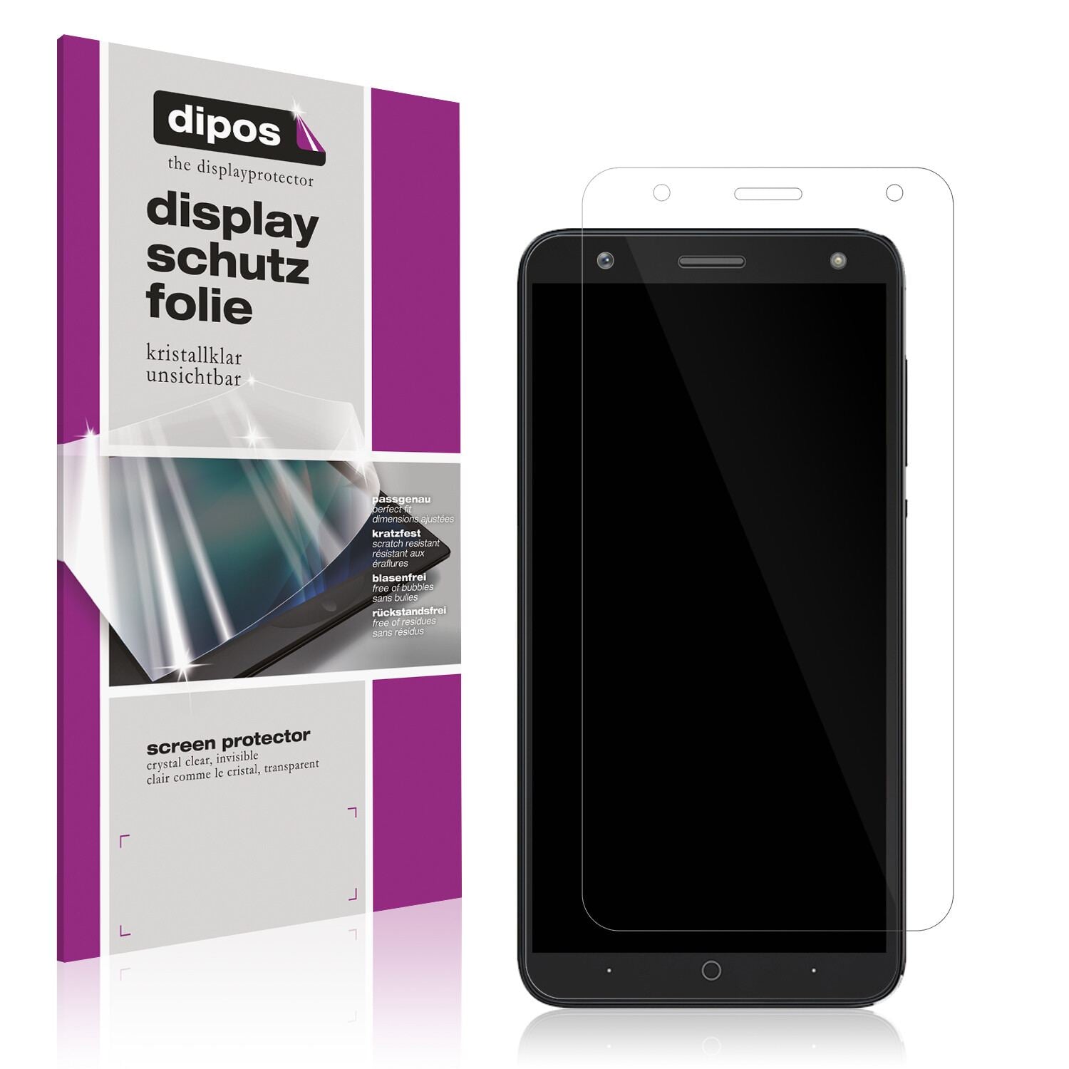 2x Schutzfolie klar für WALTON Primo E12 Display-S (1)