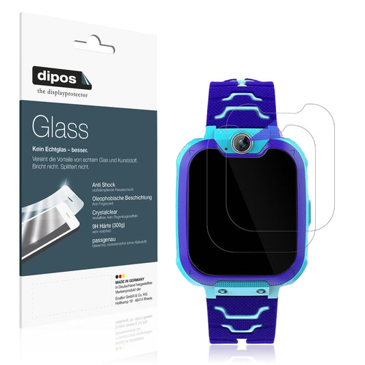 2x 9H Schutzfolie für Jubunrer Bleu Kids Smartwatc (1)