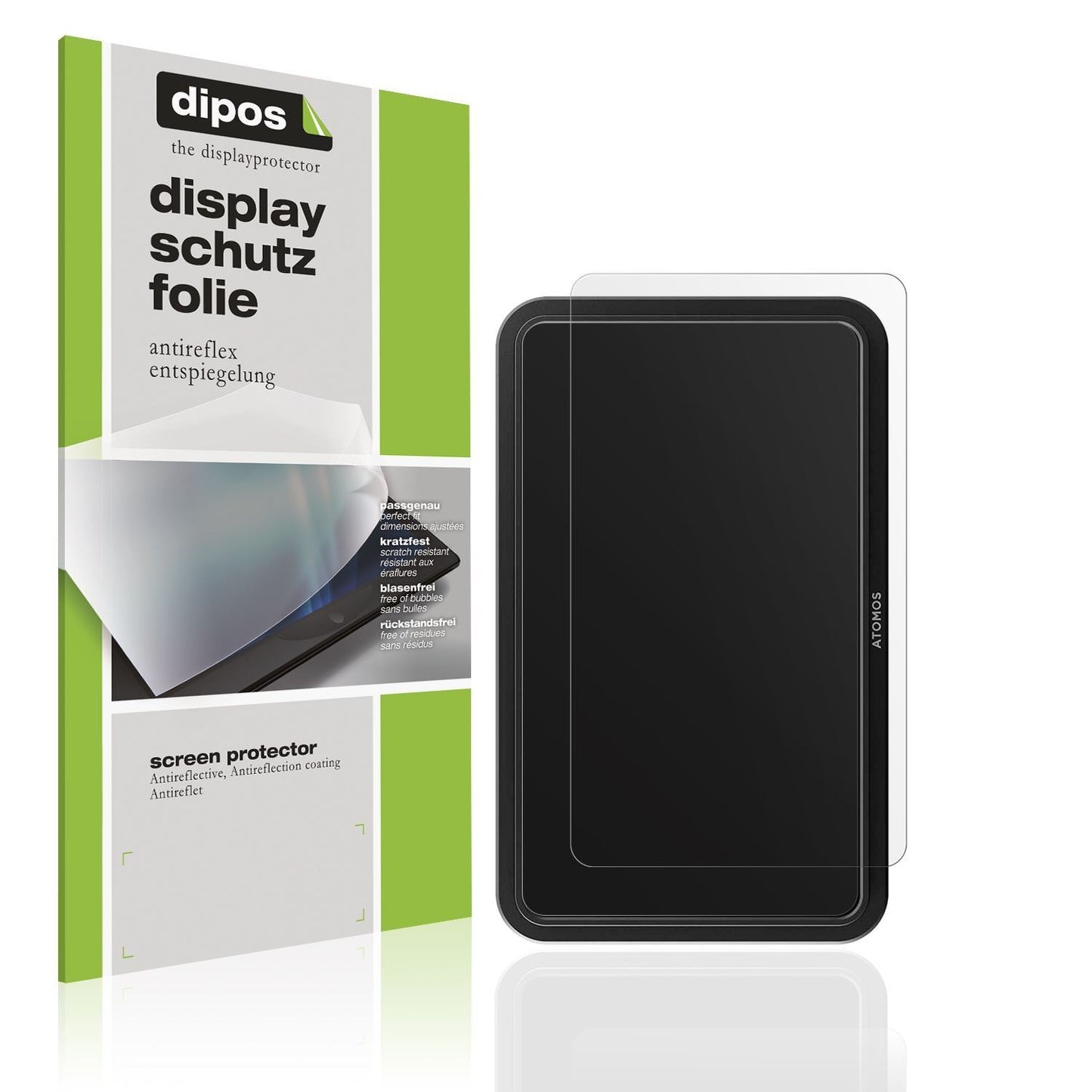 2x Schutzfolie matt für Atomos Shinobi 2 Display-S (1)
