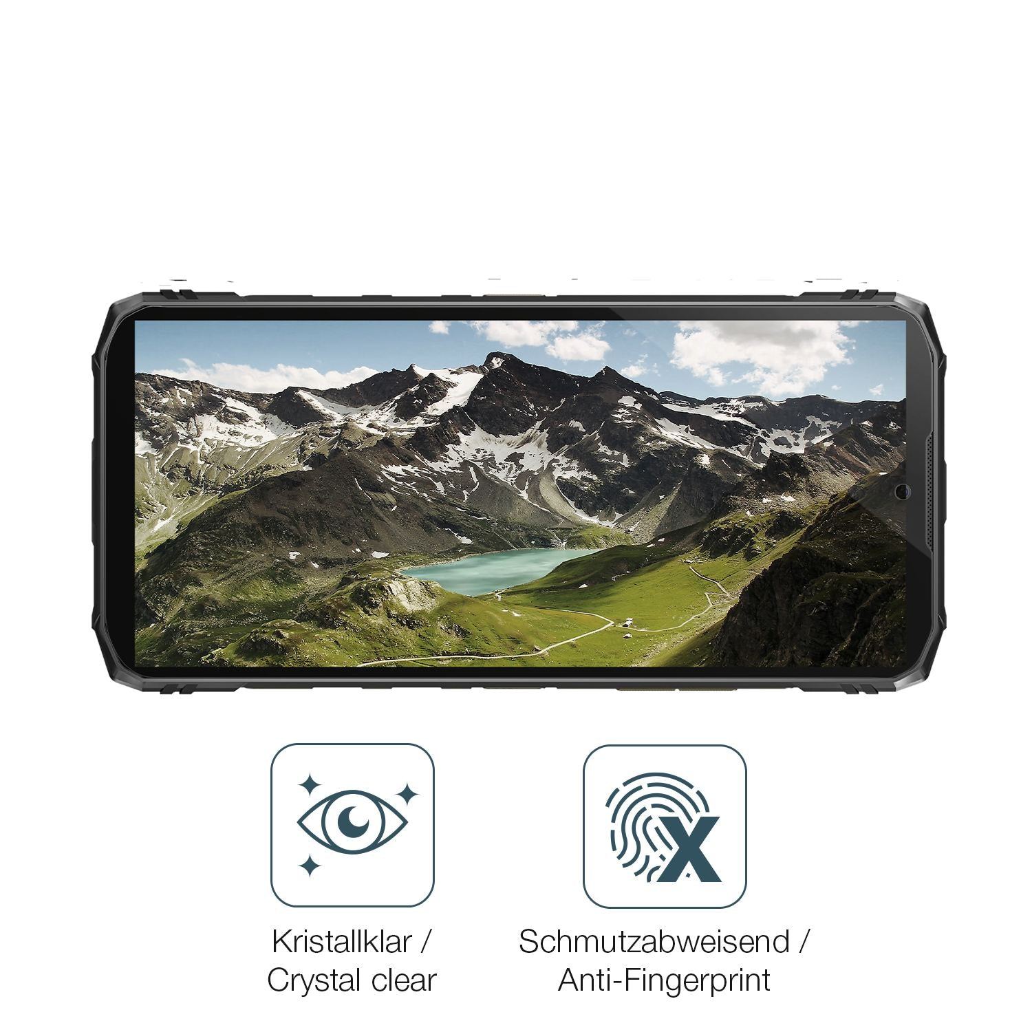 2x 9H Schutzfolie für Doogee Blade 10 Power Panzer (5)