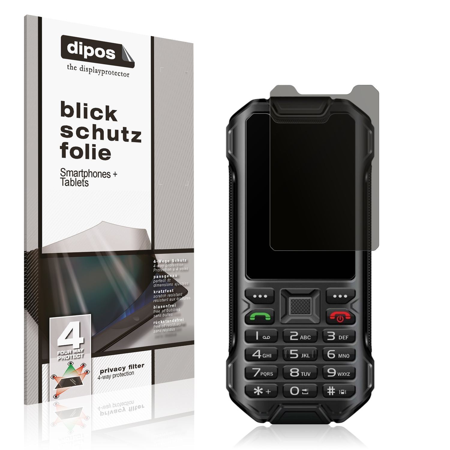 Blickschutzfolie für Telware IP68 Outdoor Handy ma (1)