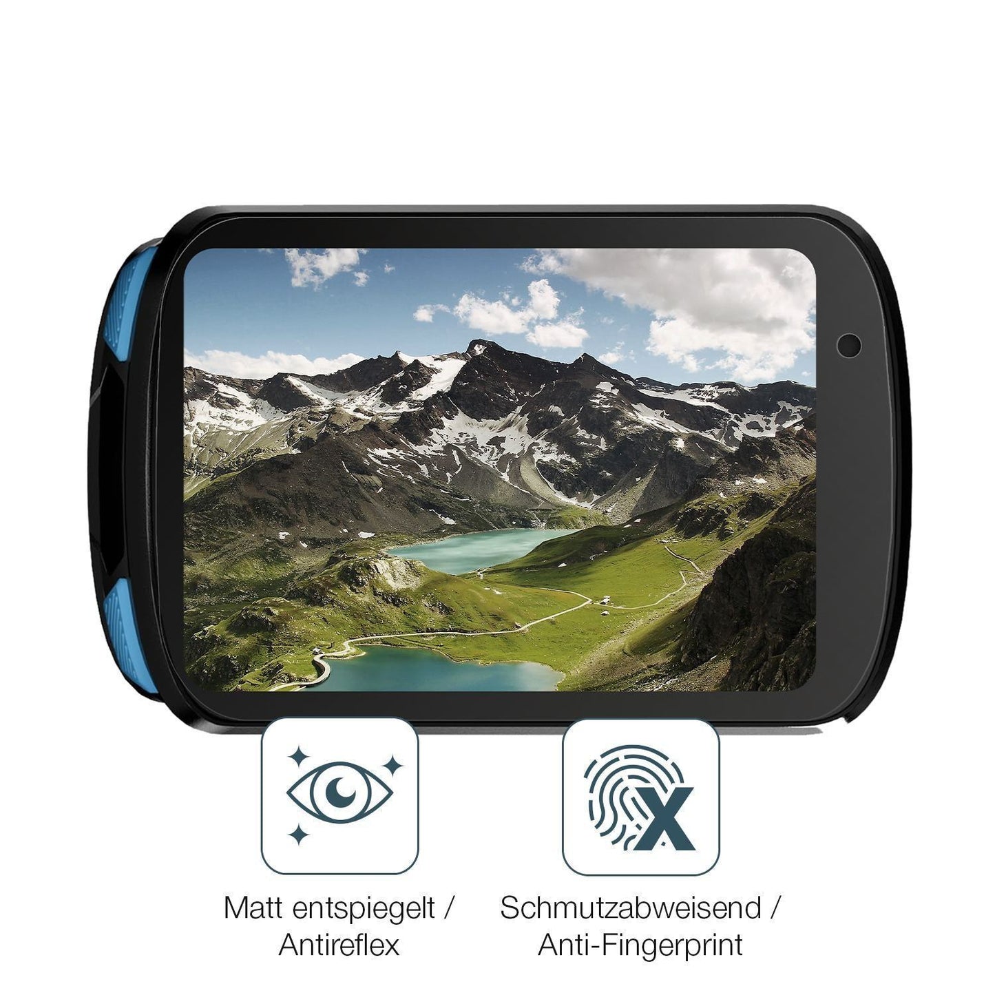 4x Schutzfolie matt für Geoid CC600 2.4 Zoll Displ (4)