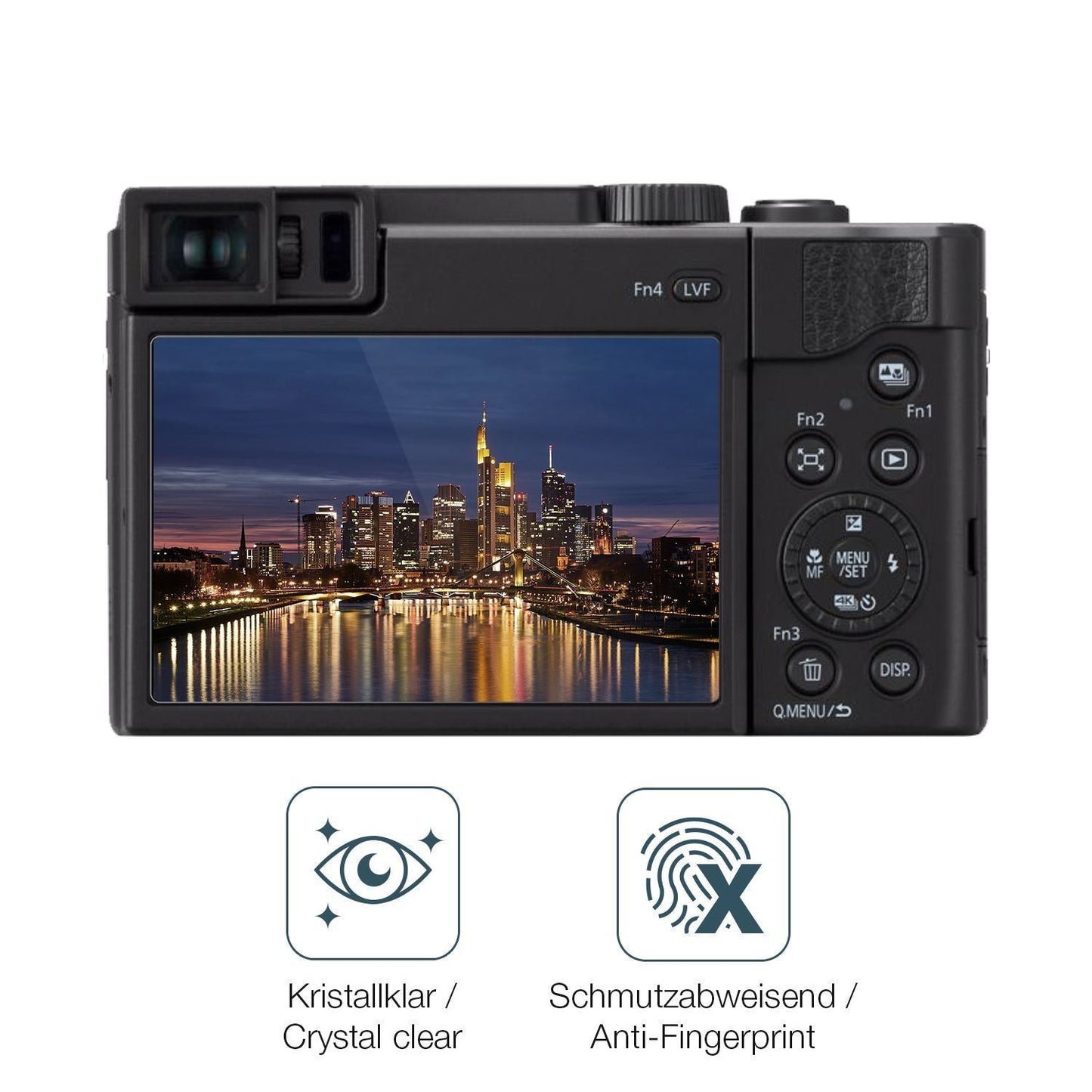 4x Schutzfolie klar für Sony Alpha 6700 Display-Sc (4)