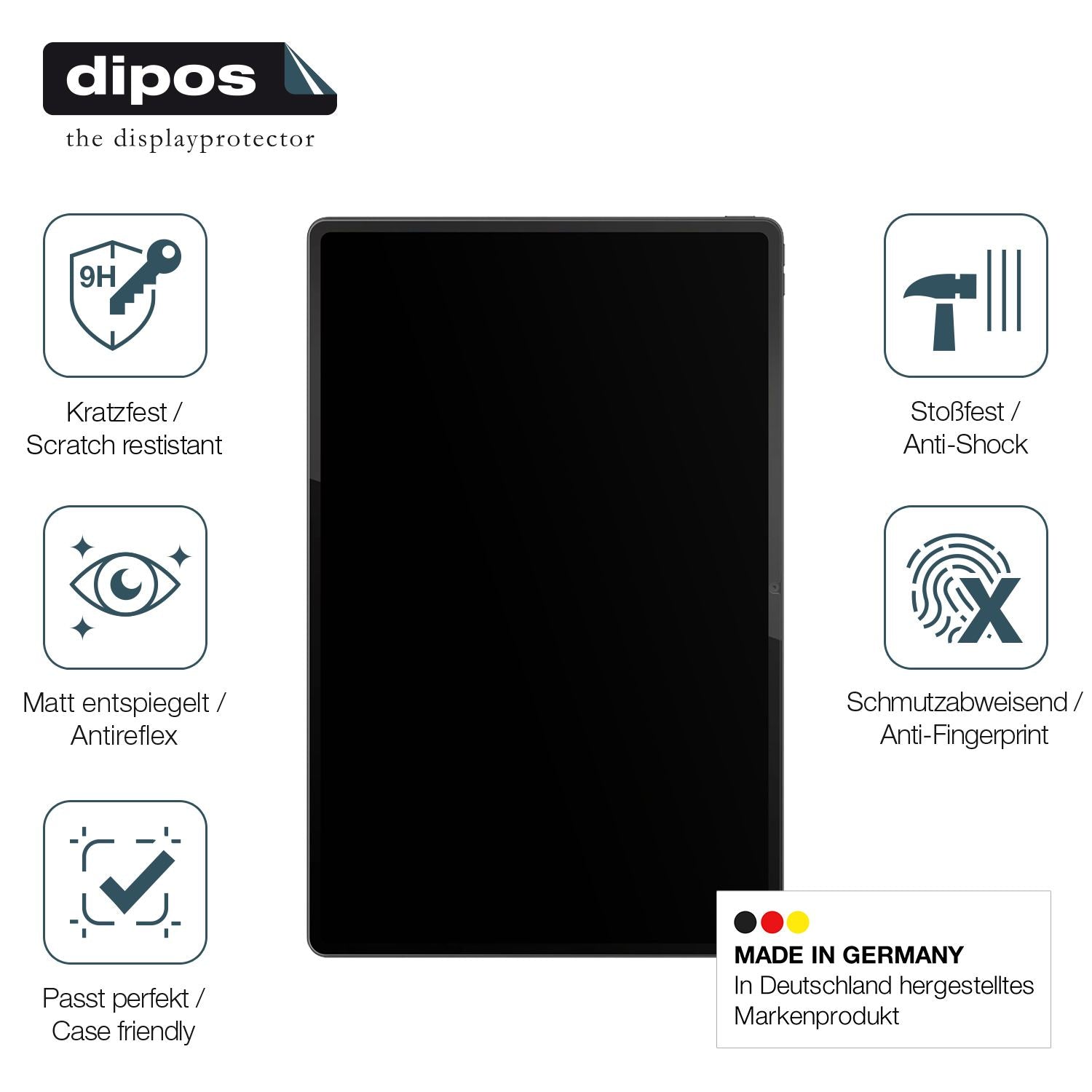 2x 9H Schutzfolie matt für Lenovo Tab Extreme Panz (7)