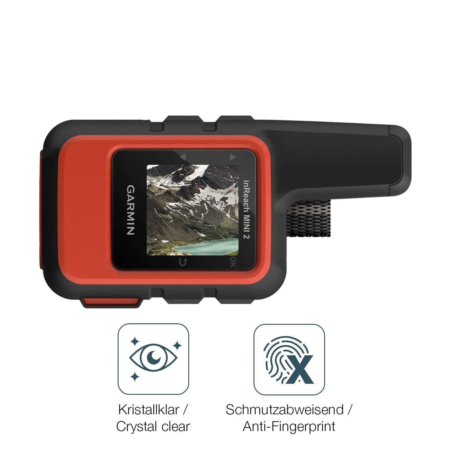 4x Schutzfolie klar für Garmin inReach Mini 2 Disp (4)